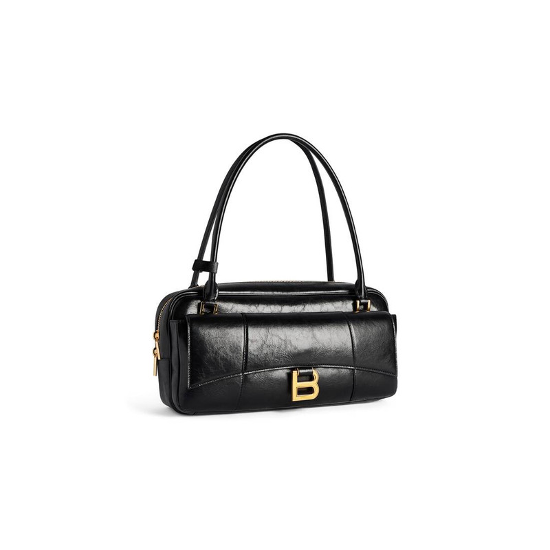 Women's Hourglass Flat Bowling Bag in Black 2