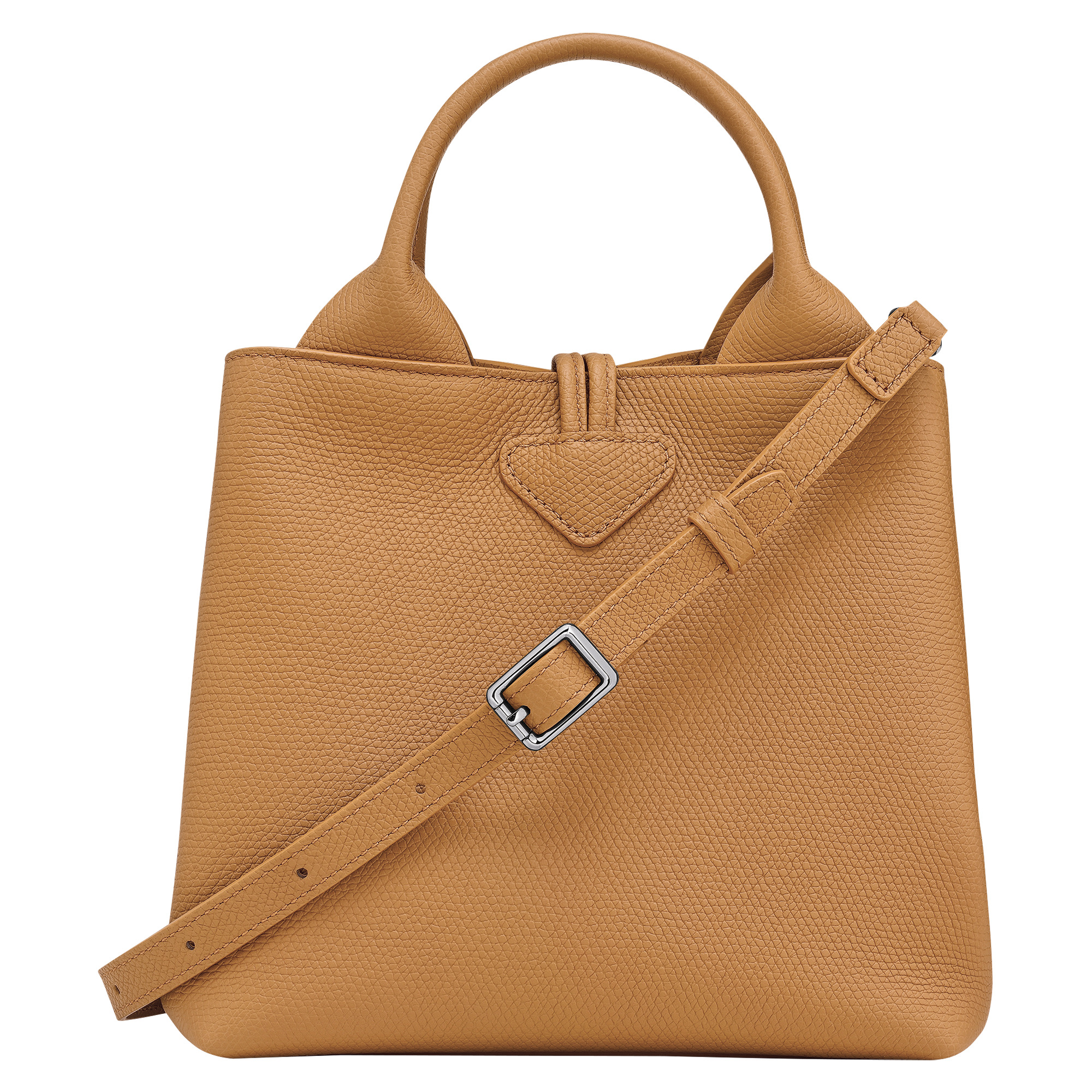 Le Roseau S Handbag Walnut - Leather - 4