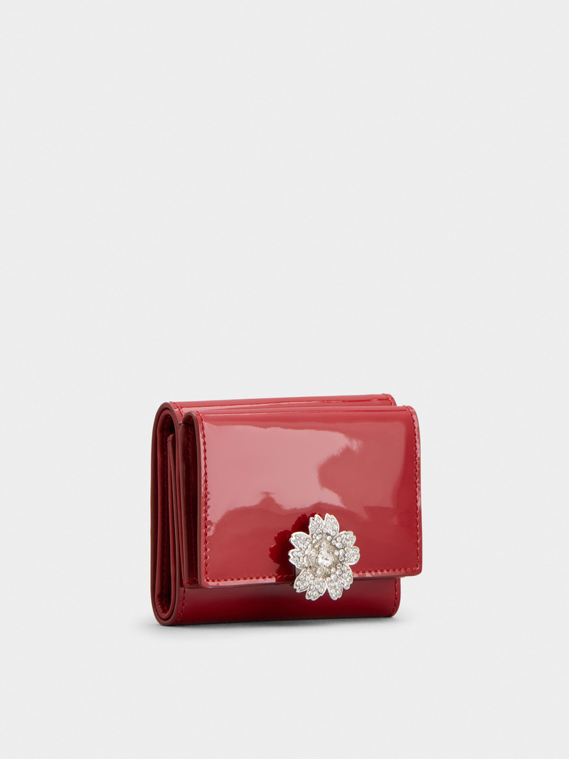 Roger Vivier RV Bouquet Wallet in Patent Leather outlook