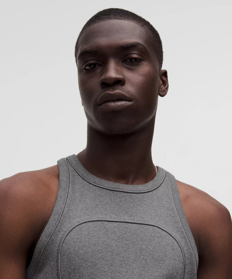 Ribbed Cotton Tight-Fit Tank Top *SLNSH Collection 4