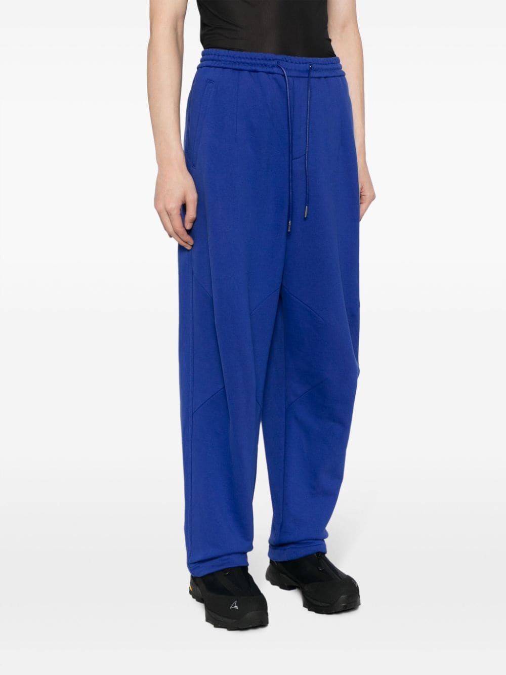 drawstring cotton trousers - 3