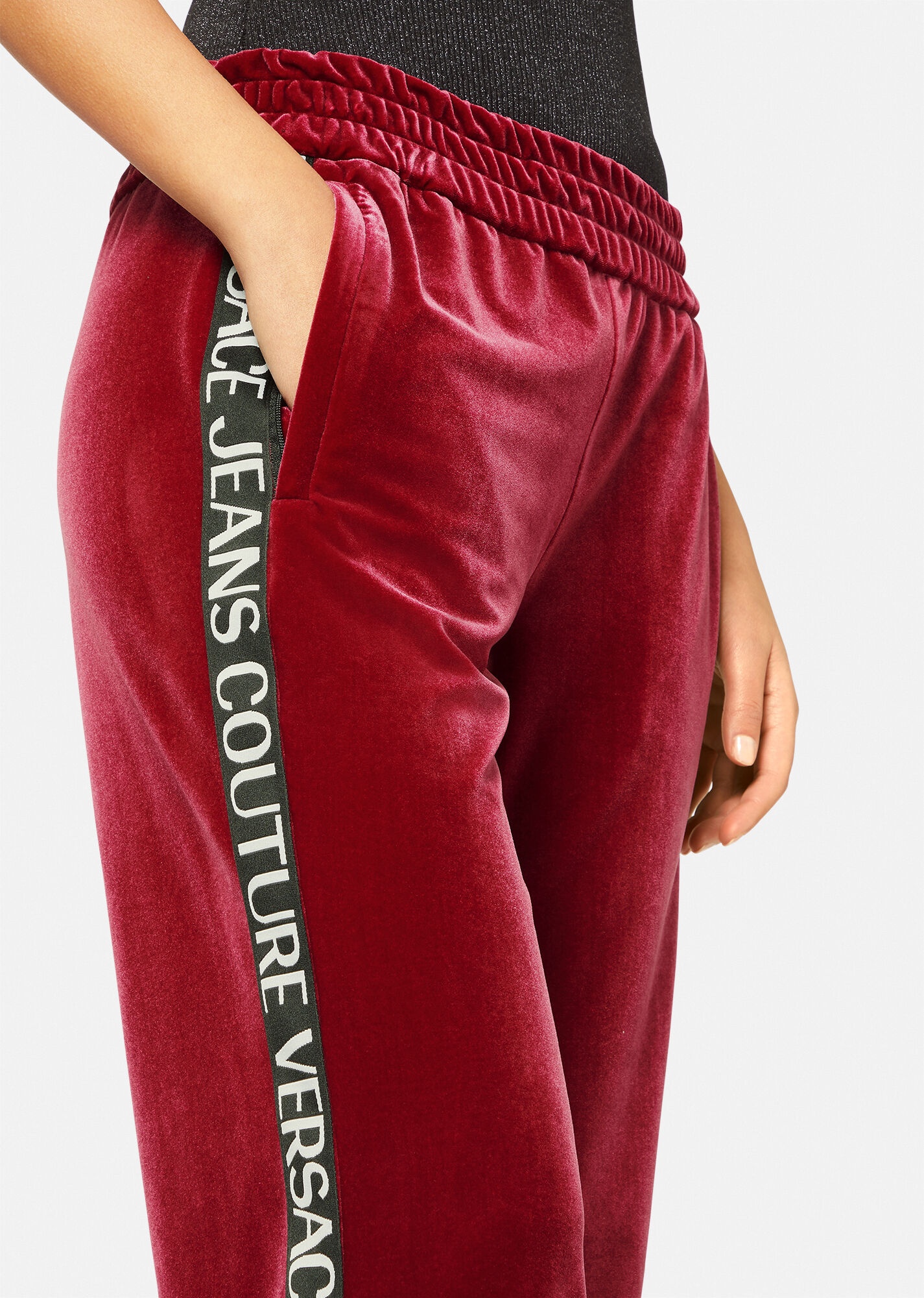 Logo Velvet Sweatpants - 5