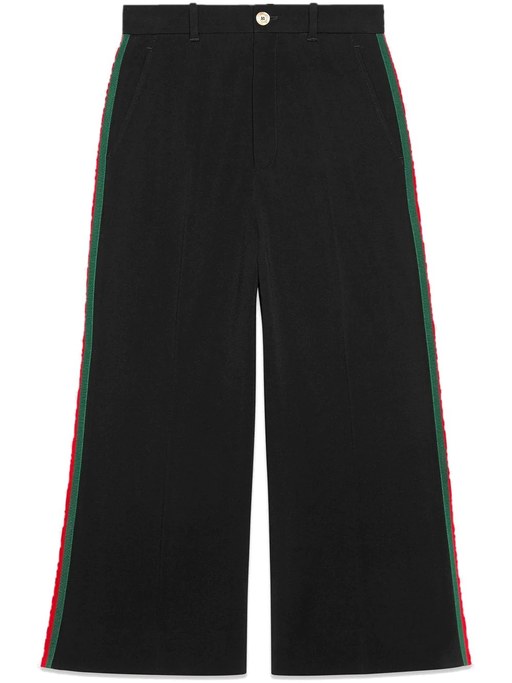 Viscose culotte pant with Web - 1