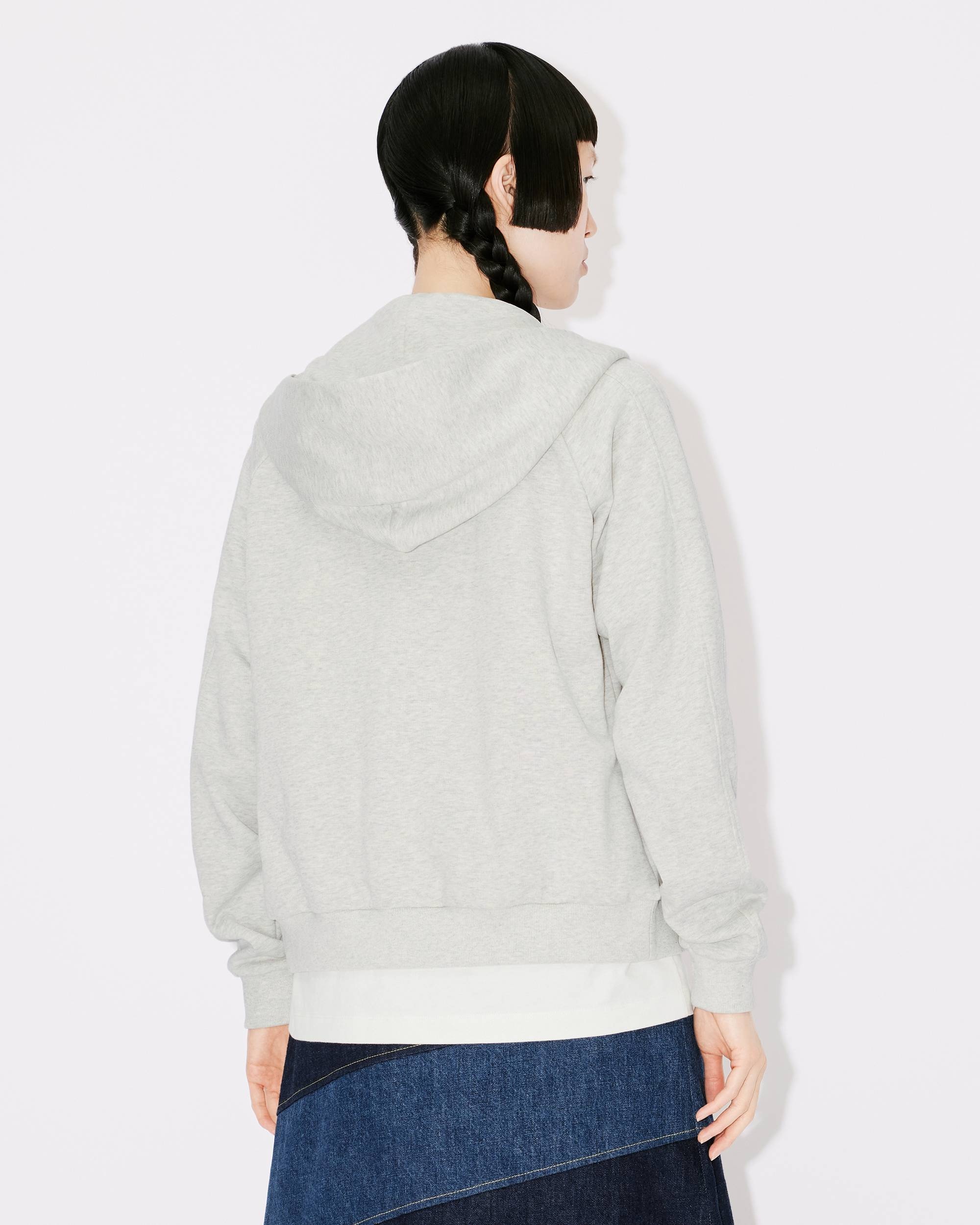 'KENZO Target' Crest zipped hoodie sweatshirt - 4