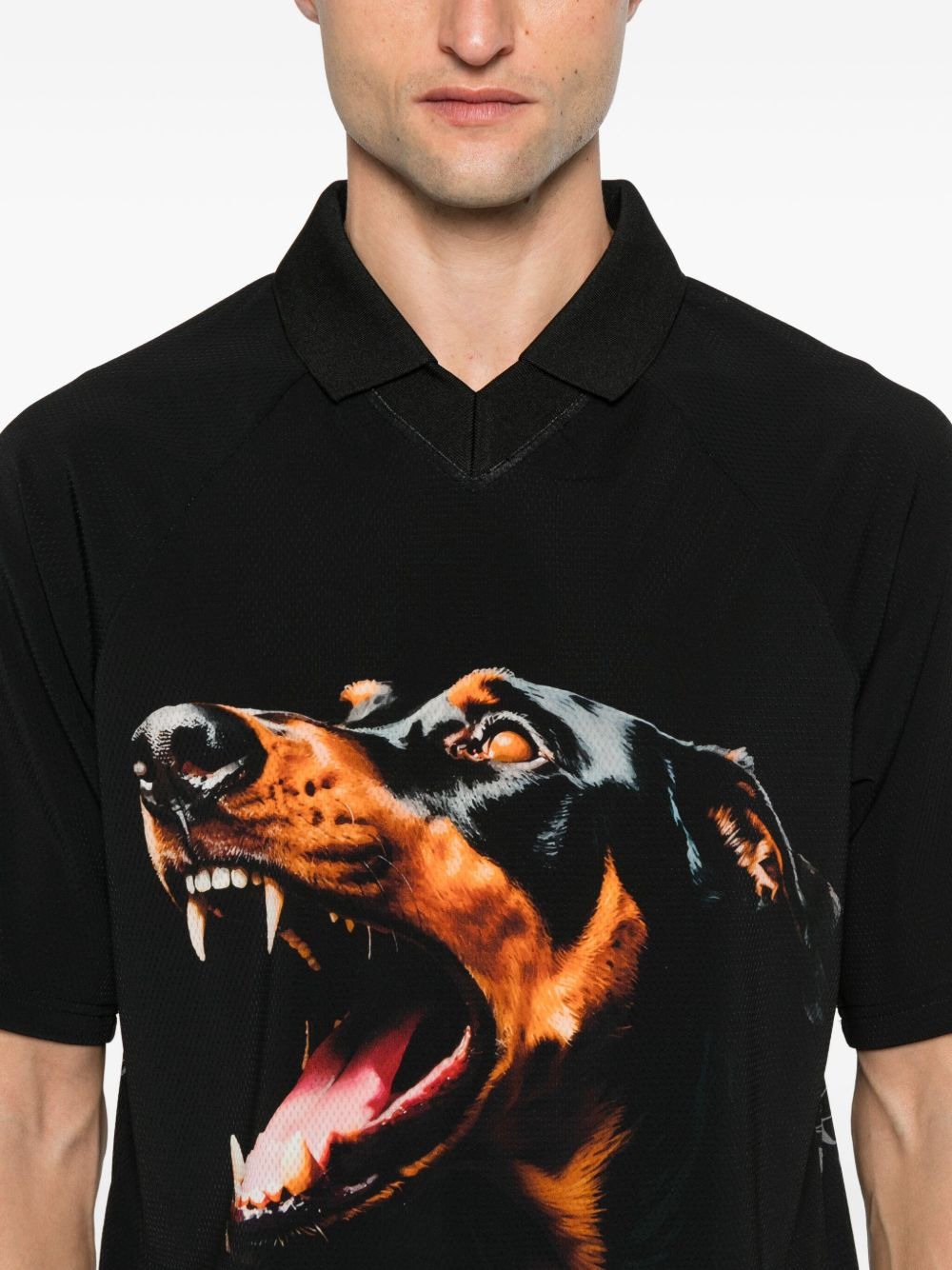 dog-print polo shirt - 5