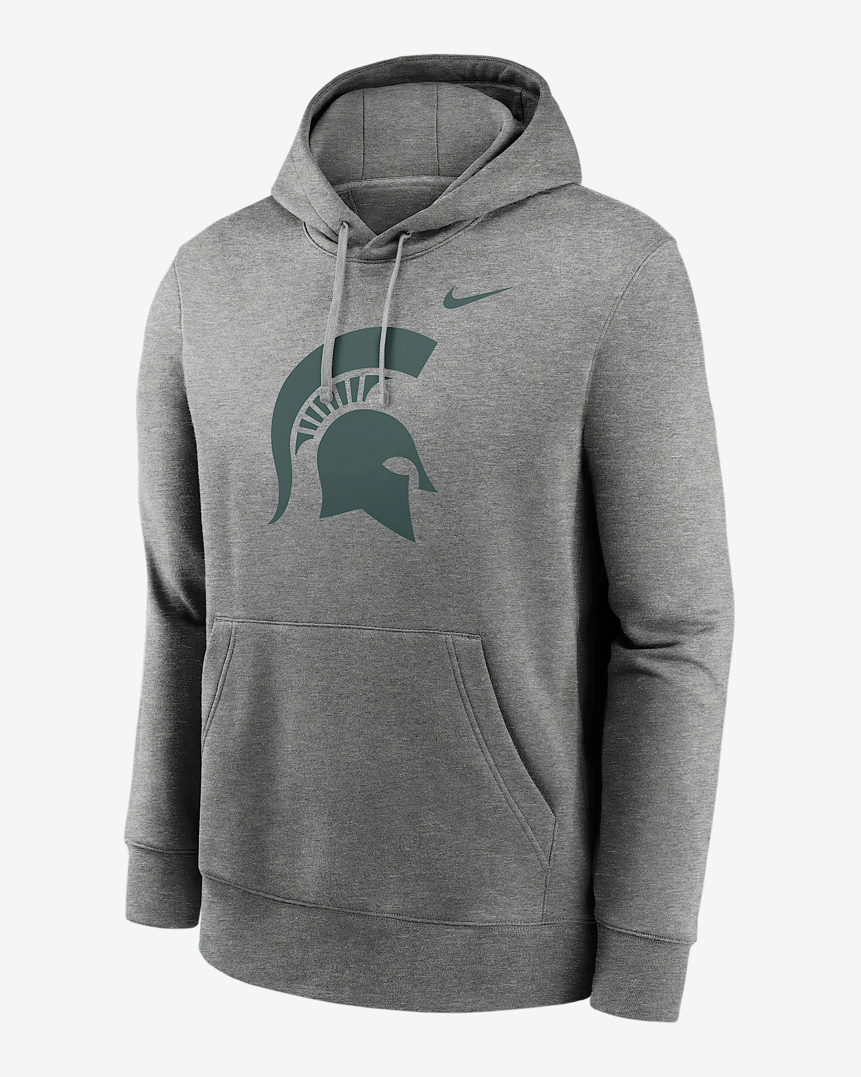 Michigan State Spartans Primetime Club Primary Logo Men's Nike College Pullover Hoodie - 1