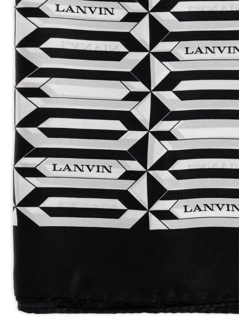 Lanvin geometric-print scarf outlook