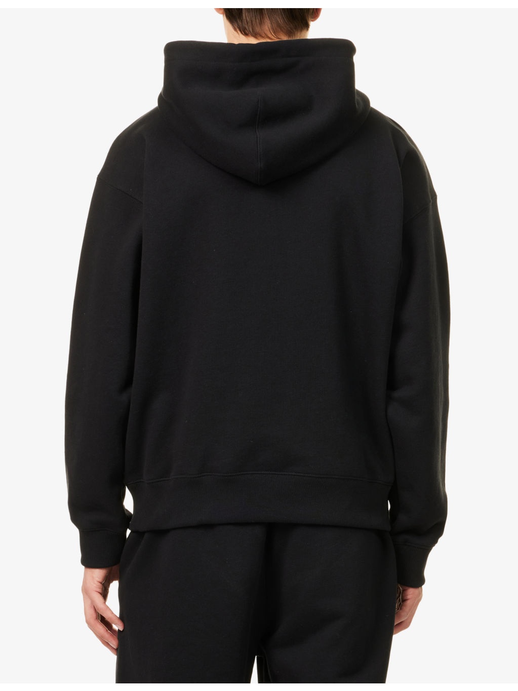 Classic Logo Kangaroo-Pocket Cotton-Jersey Hoody - 4