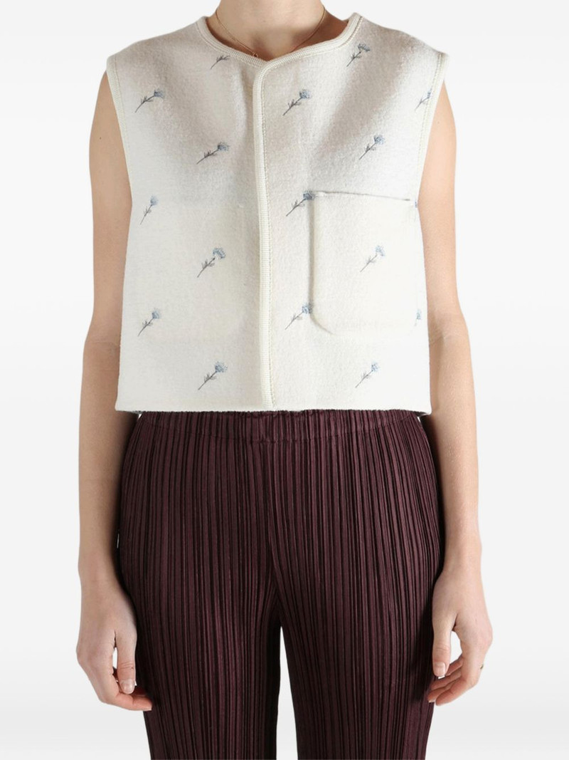 RIER floral-print pocket jacket outlook