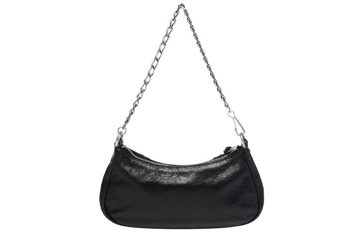 (WMNS) Balenciaga Le Cagole Mini Bag With Chain 'Black' 6958141VG9Y1000 - 2