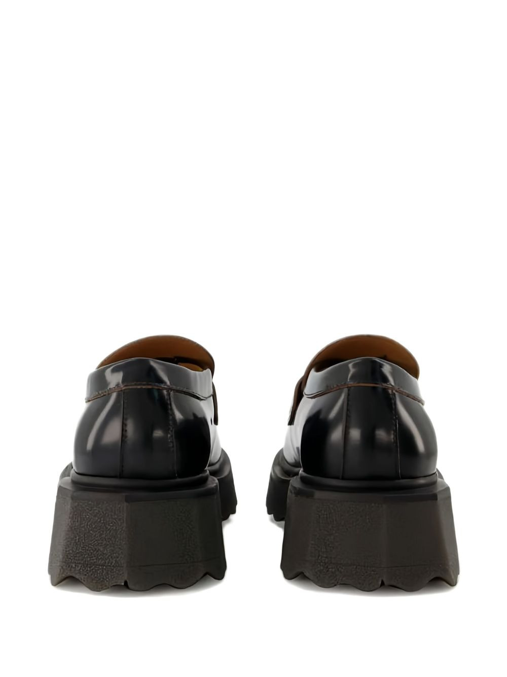 penny-loafer platform loafers - 3