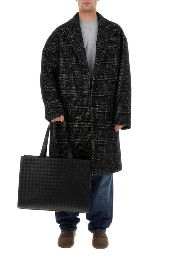 コート BOTTEGA VENETA Embroidered Stretch Wool Blend Coat Bottega Veneta Embroidered wool blend coat | gebnegozionline