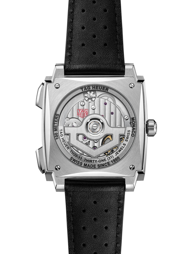 Women's Monaco Titanium & Braided Leather Chronograph Watch/39MM - Steel 3