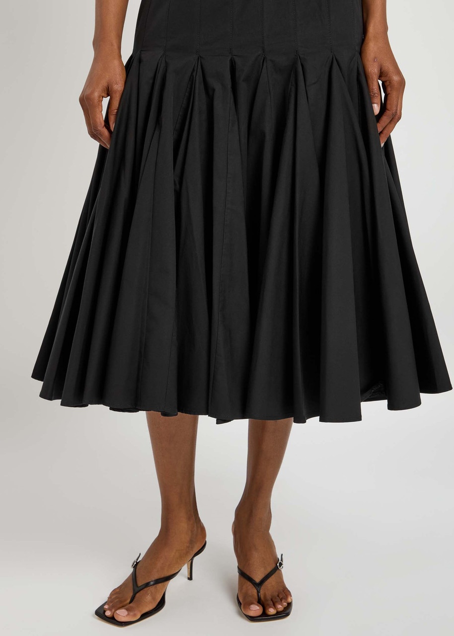 Jacquemus Le Robe Agave Cotton-poplin Midi Dress - 5