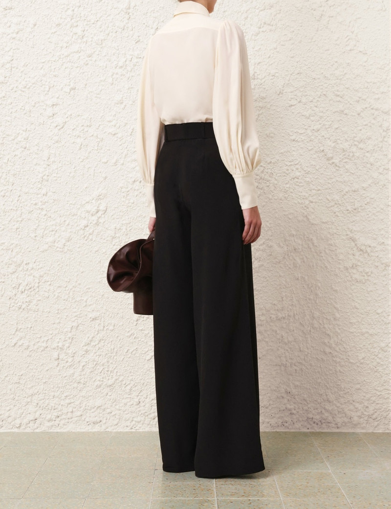 BELTED WIDE LEG PANT 4