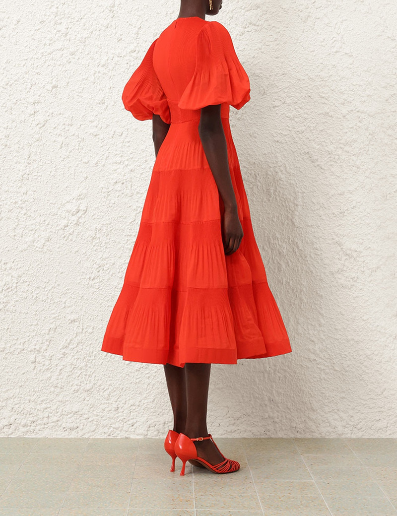 PLEATED MIDI DRESS 4