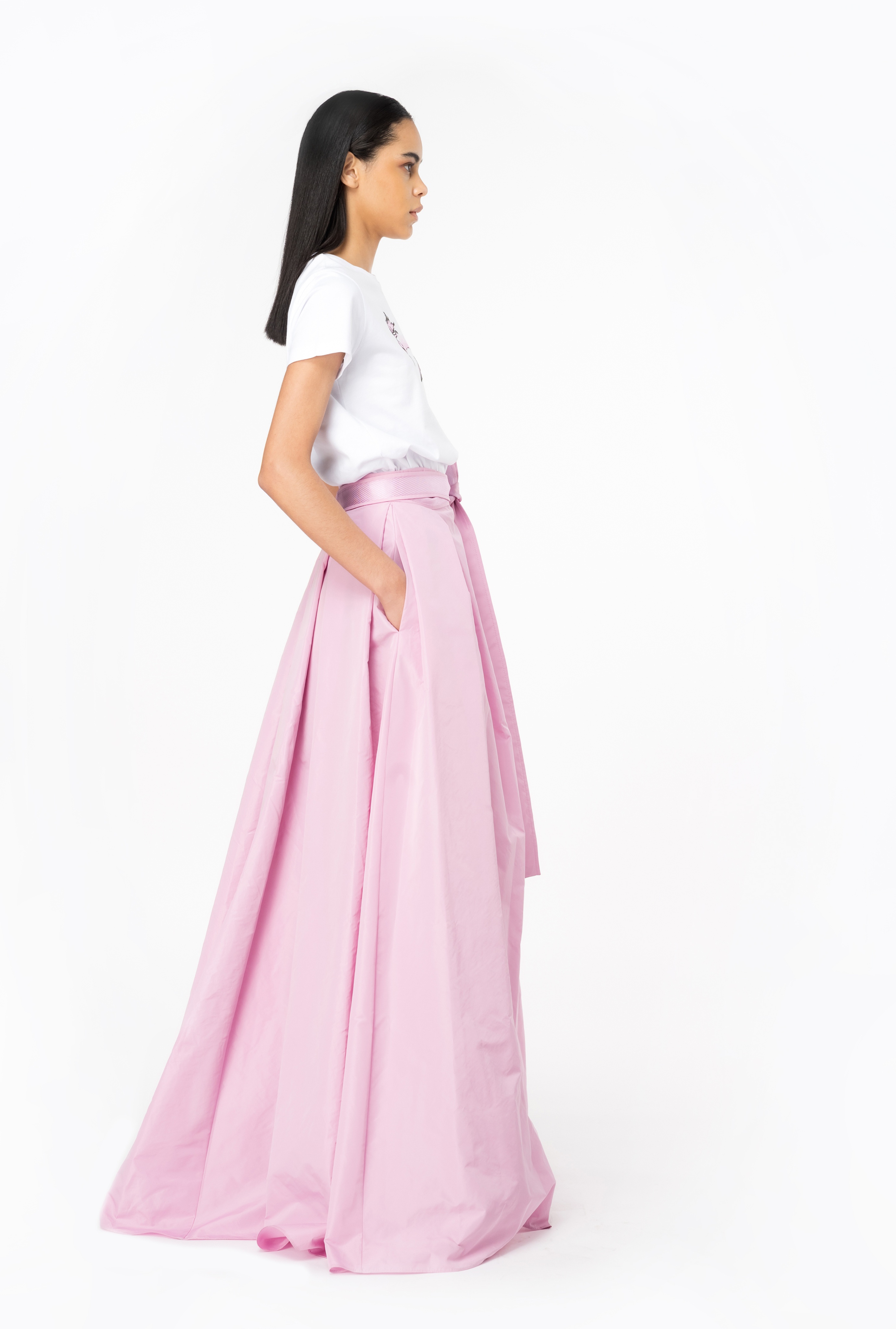 TAFFETA MAXI-SKIRT - 5