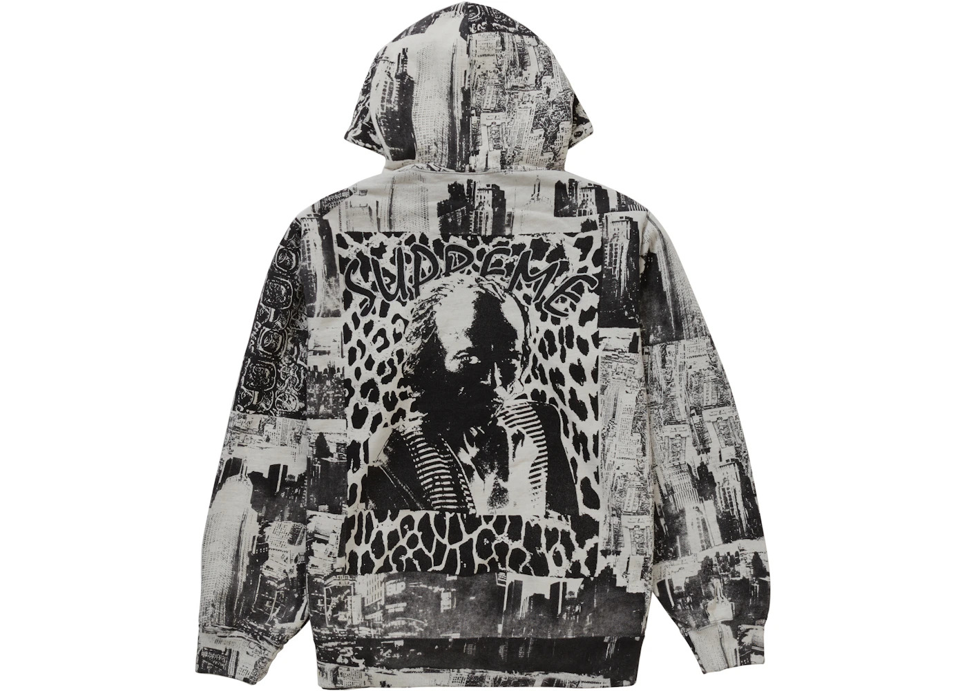Supreme Miles Davis Hooded Sweatshirt Black - 2
