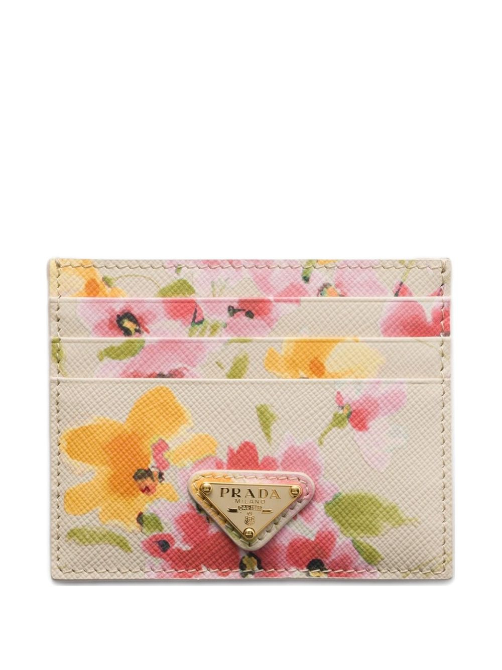floral-print cardholder - 1
