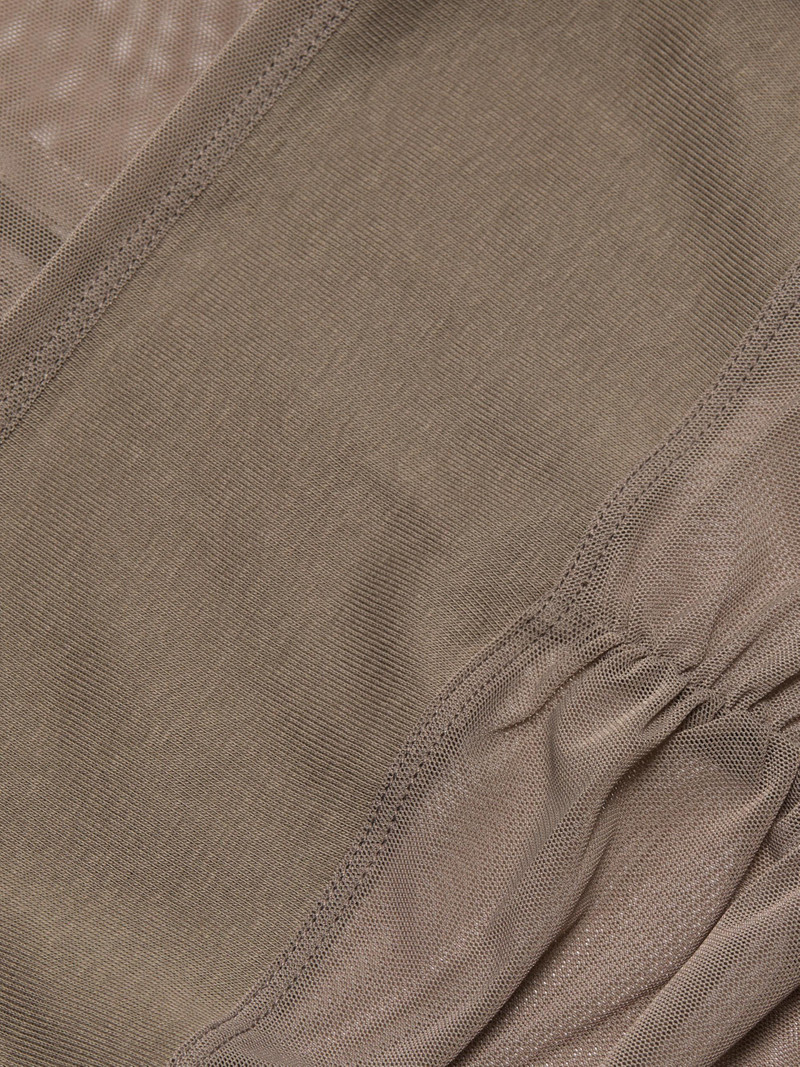 Women's Temple Sheer Bandeau Top - Dust 7
