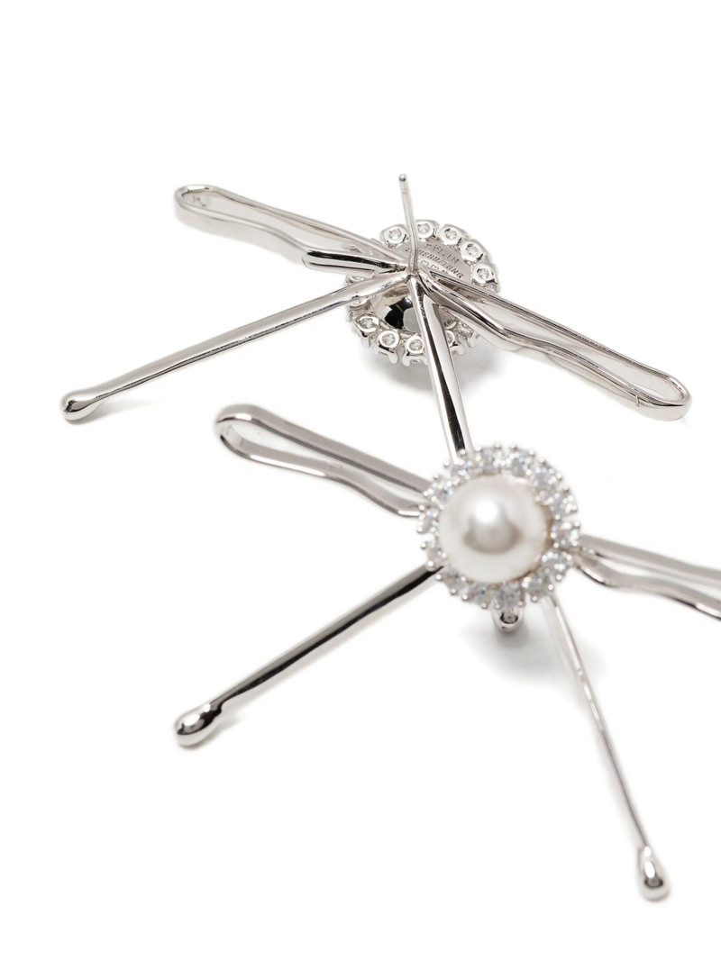 SHUSHU/TONG Shushu/tong Ribbon Earrings outlook