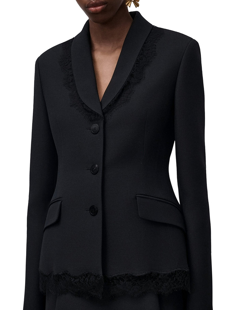 BAR JACKET IN WOOL, SILK AND LACE 3