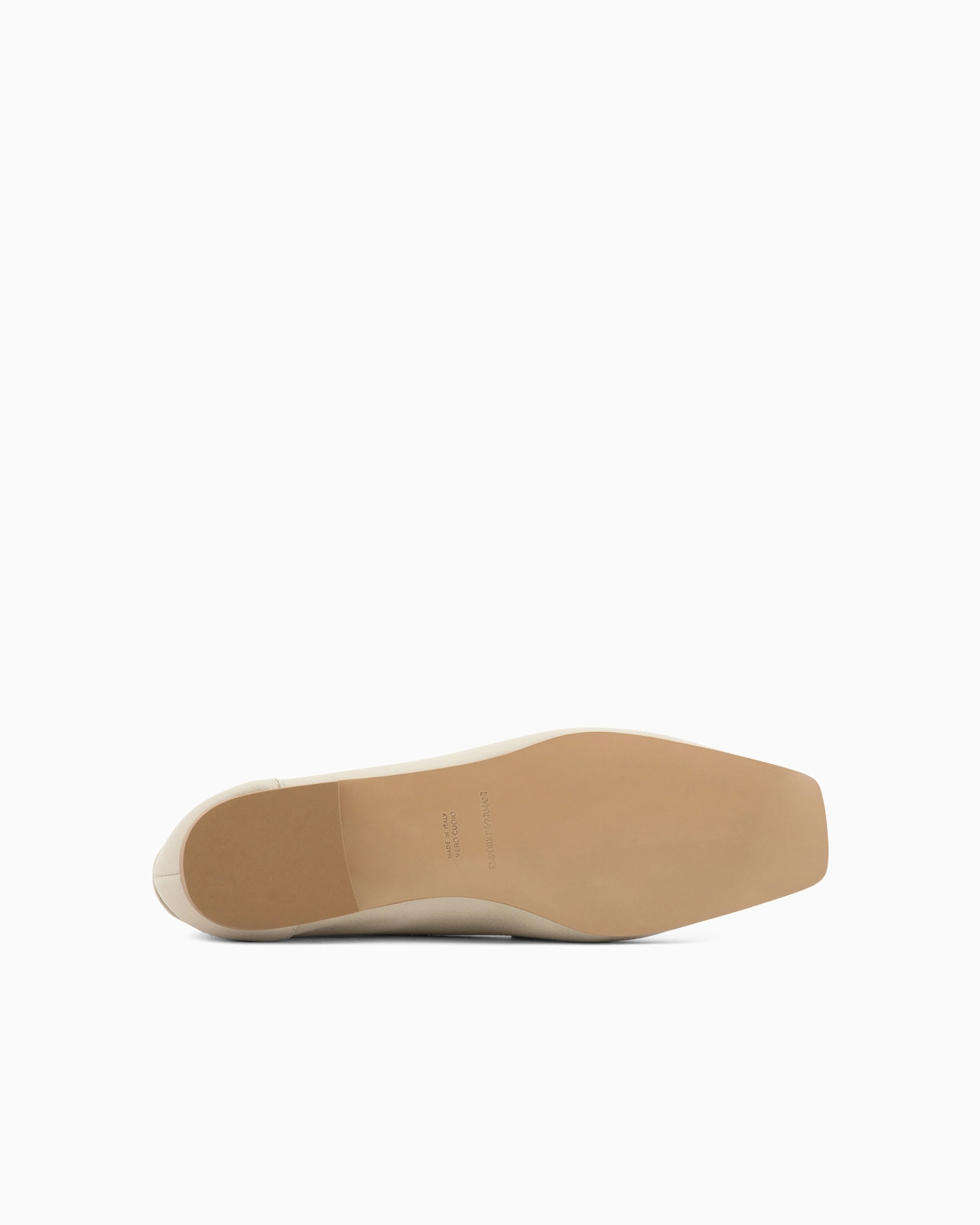 Deer-print leather loafers - 6