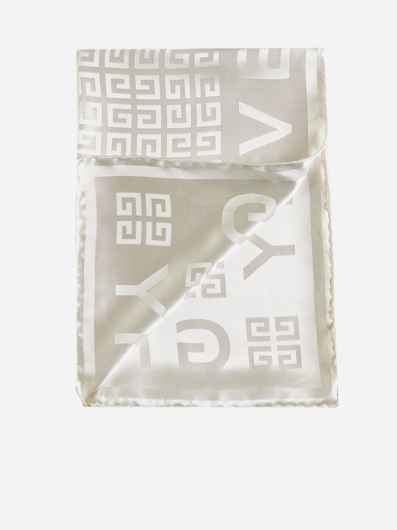 Givenchy 4G logo silk scarf outlook