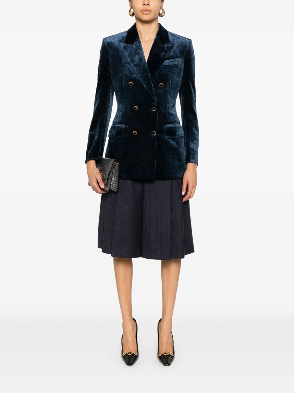 Velvet Wallis Double Breasted Jacket - 4