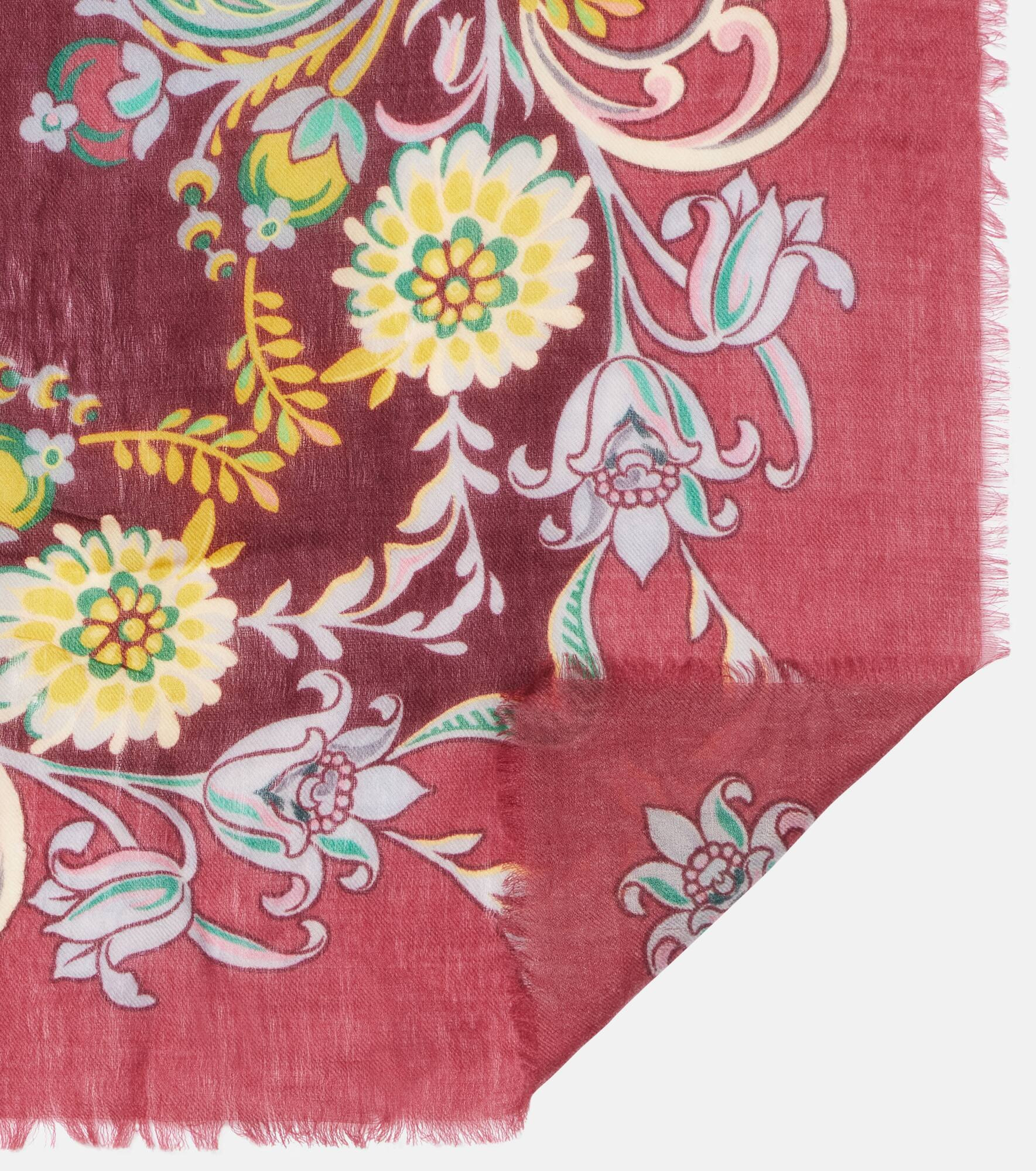 Printed cashmere scarf - 5