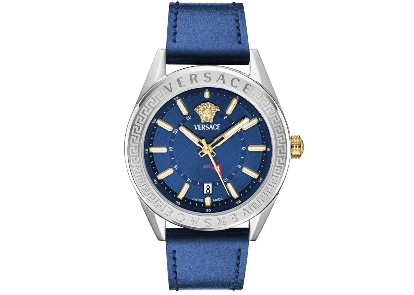 Versace V-Code GMT Leather VEAFA0124 - 1