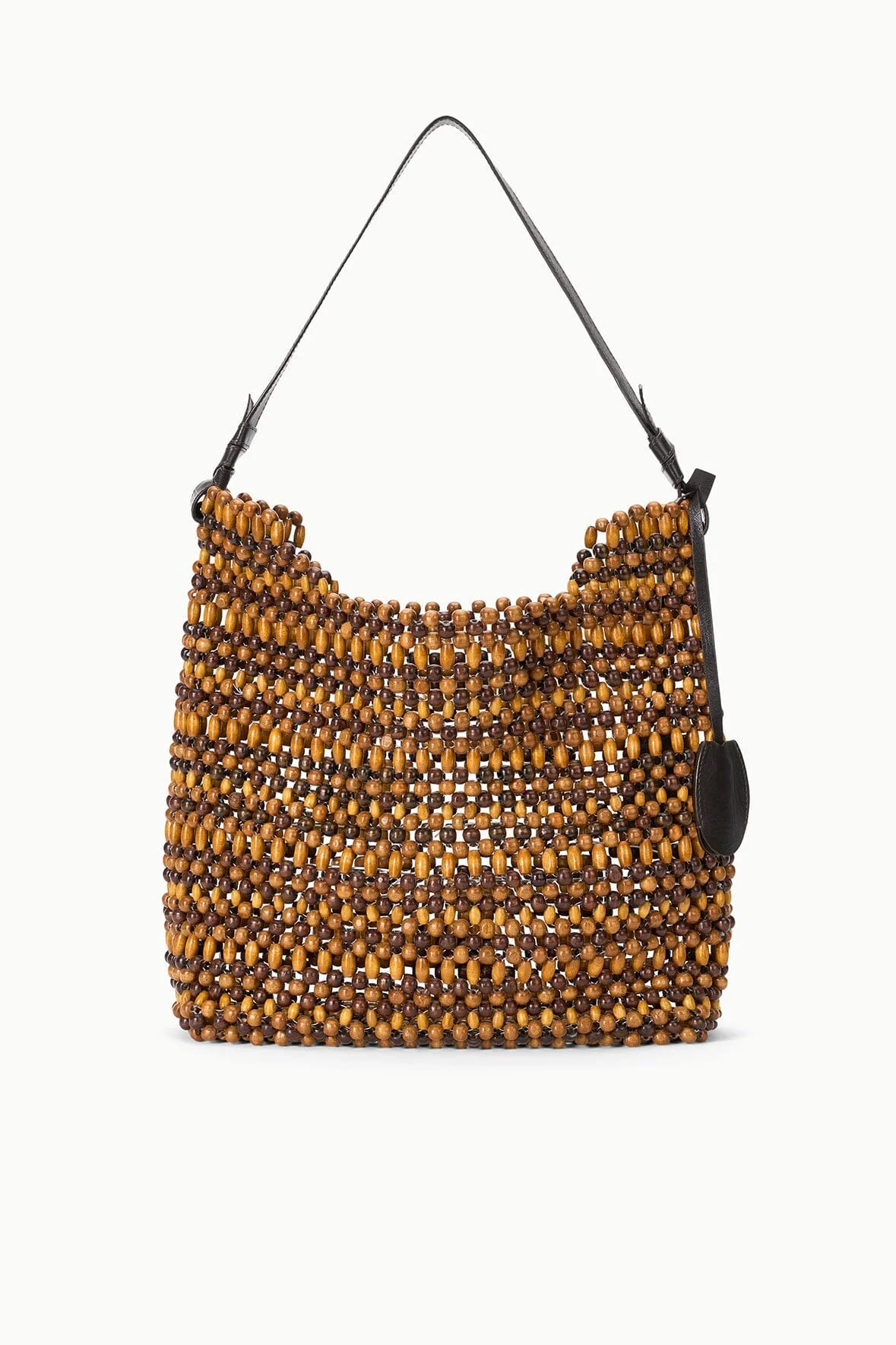 STAUD DRIFT SHOULDER BAG MULTI WOOD BEADS - 1