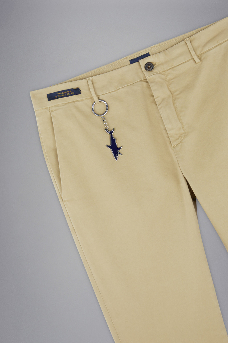 COTTON STRETCH CHINO TROUSERS 5