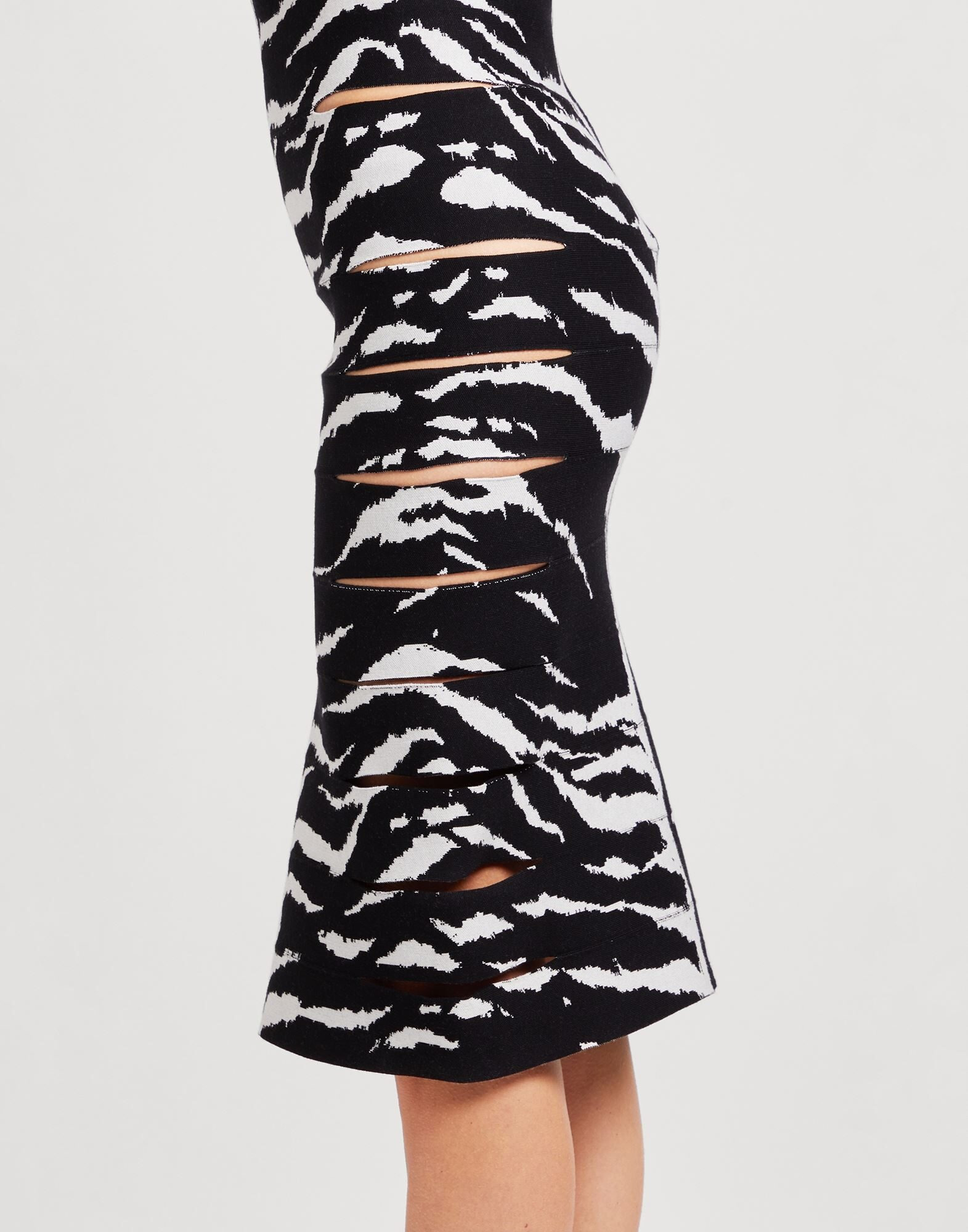 Black Women's Midi Skirt - 4