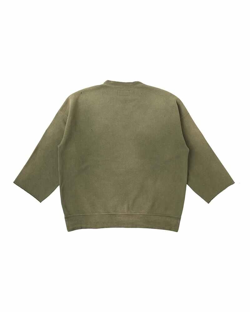 JUMBO SB SWEAT 3/4 OLIVE - 2