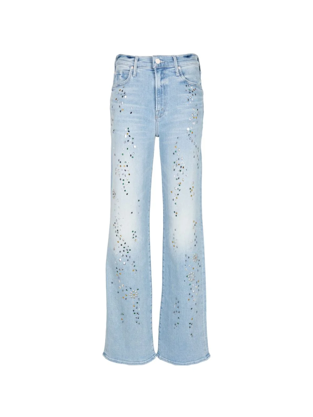 The Kick It crystal-embellished jeans - 1