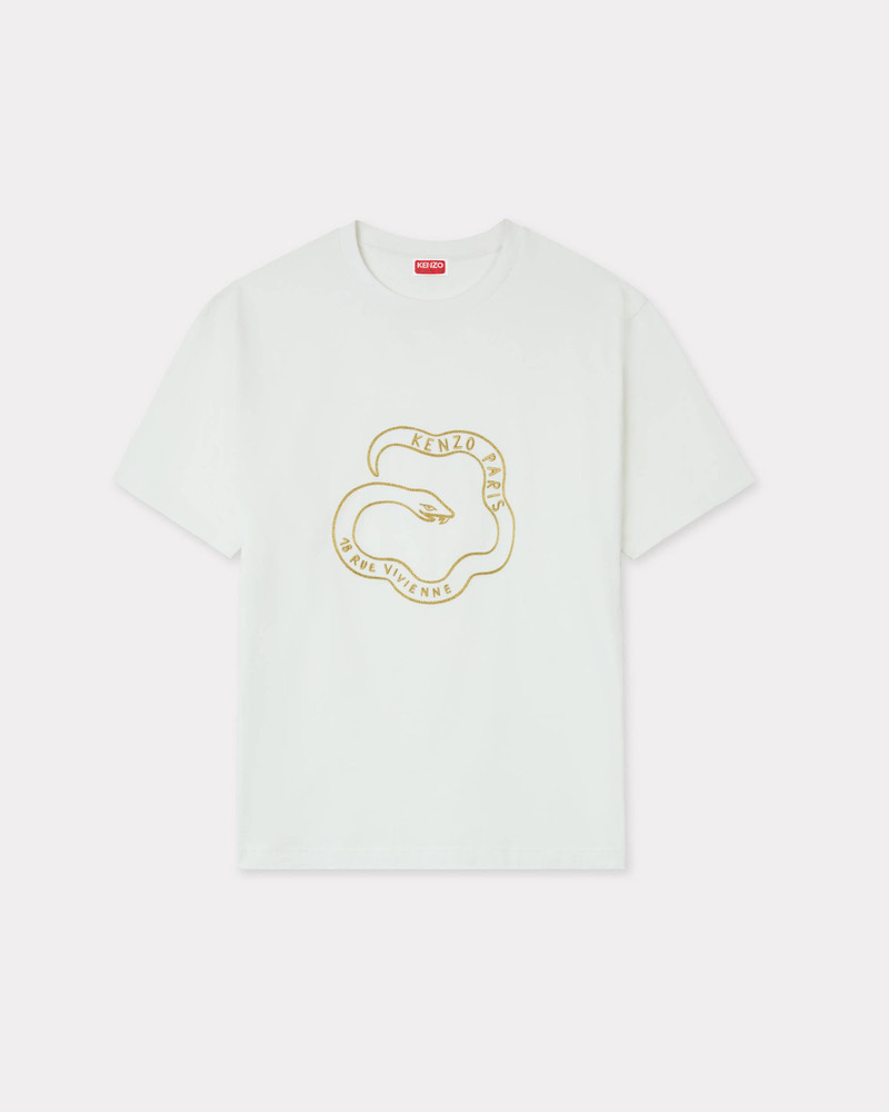 'Lunar New Year' embroidered oversized T-shirt in cotton 1