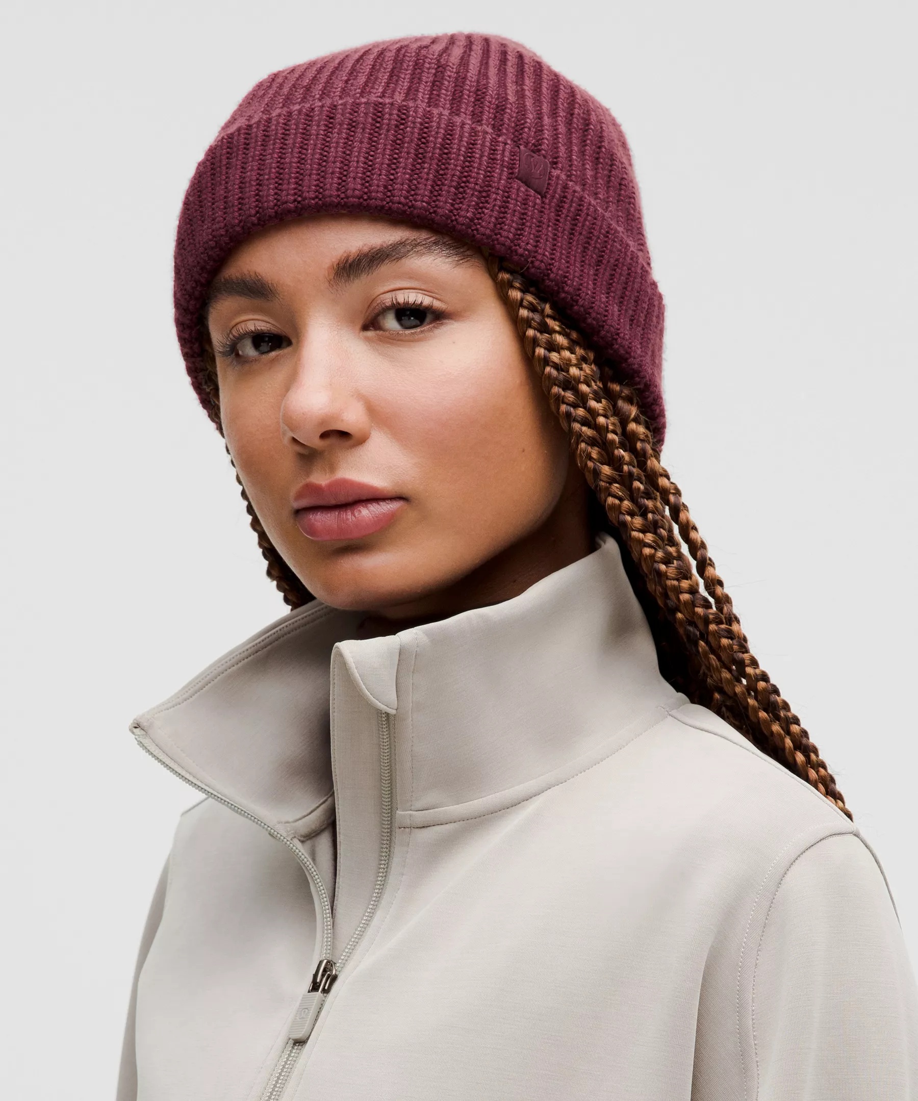 Close-Fit Wool-Blend Ribbed Knit Beanie - 2
