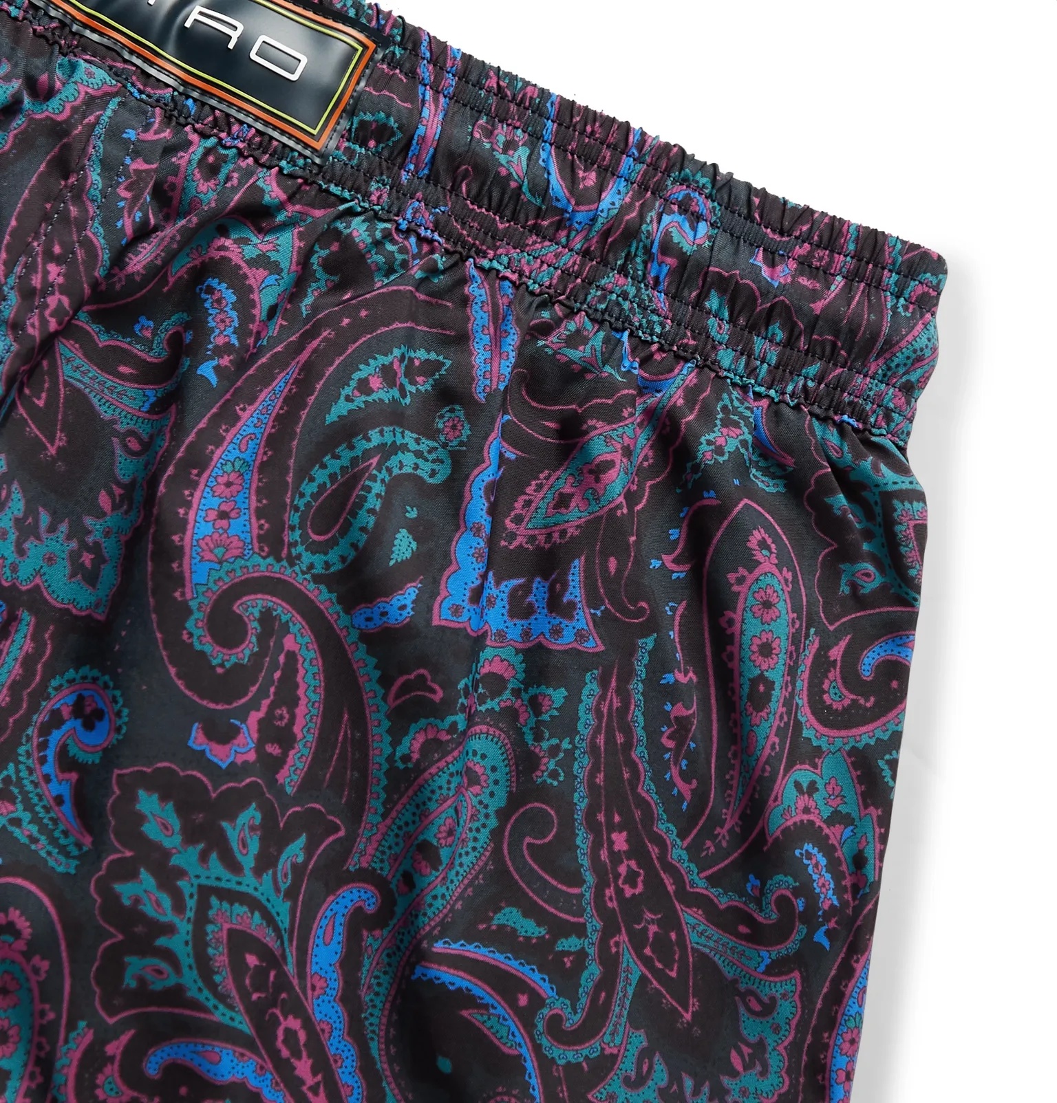 Paisley-Print Mid-Length Swim Shorts - 2