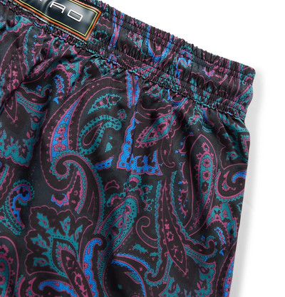 Etro Paisley-Print Mid-Length Swim Shorts outlook