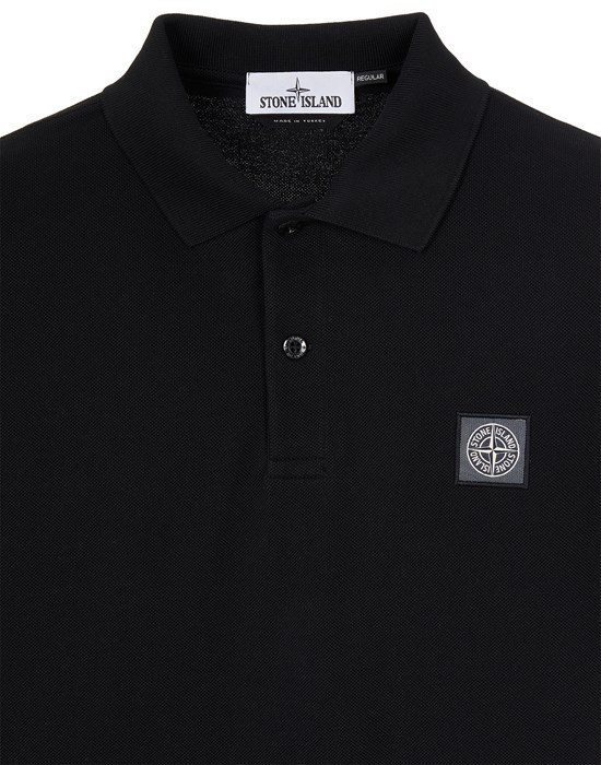 22R39 COTTON PIQUÉ BLACK - 3