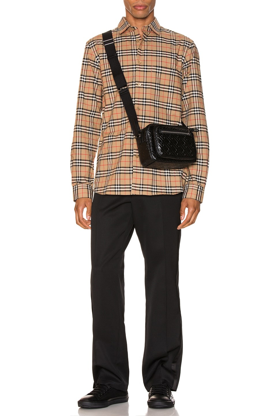 Small Scale Stretch Check Shirt - 4