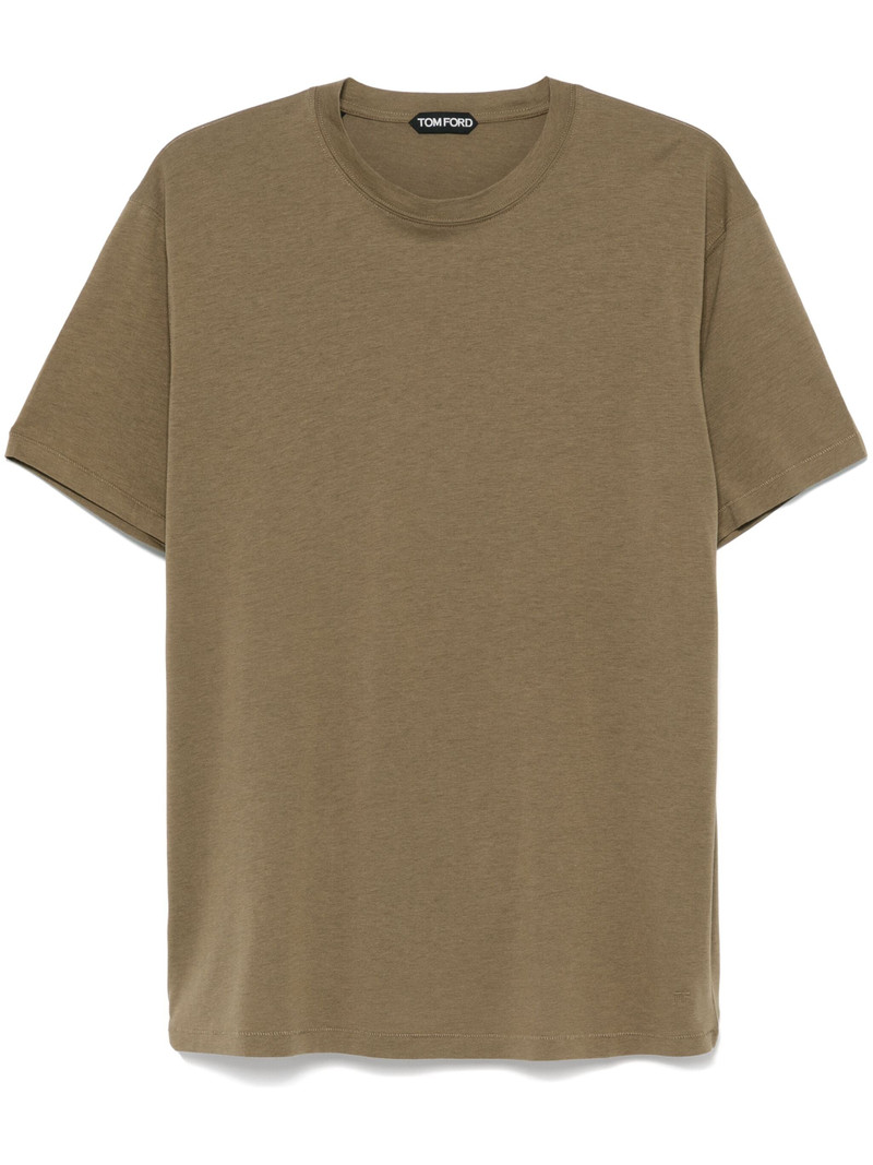 Logo-embroidered T-shirt - 1