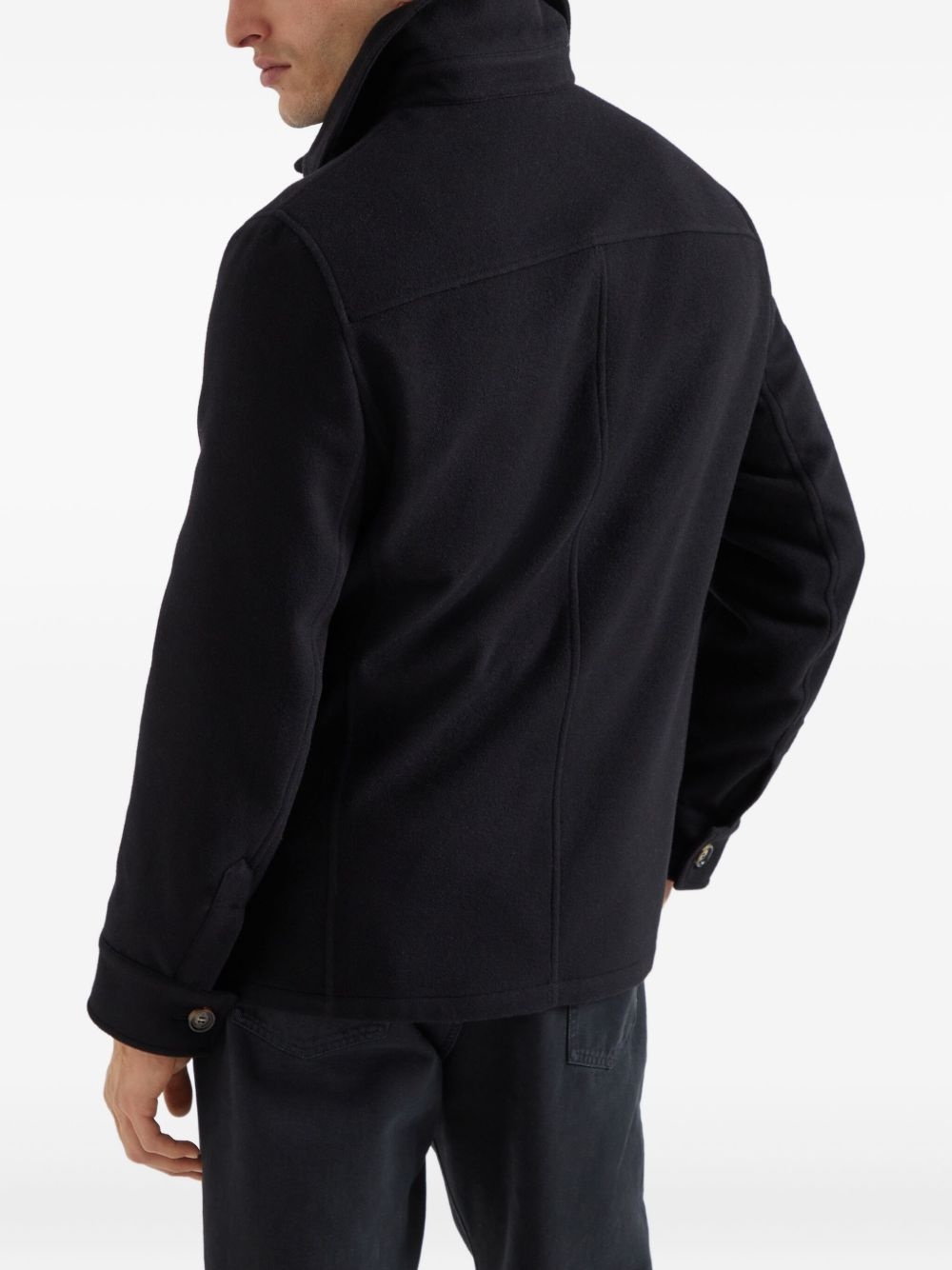 cashmere military jacket - 5