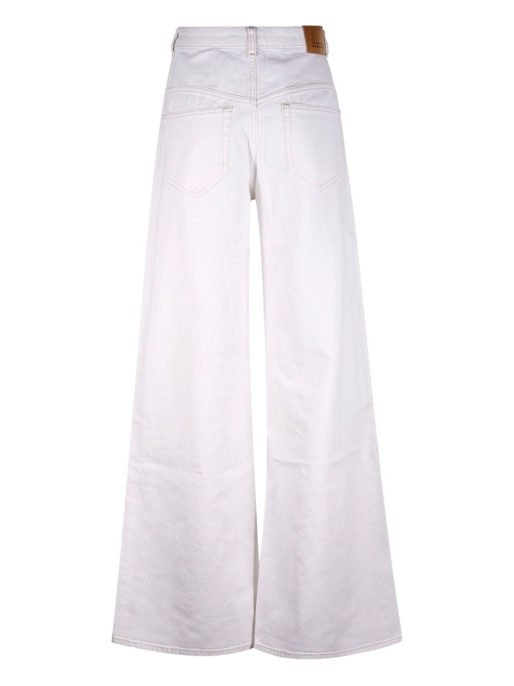 contrast-stitching jeans - 2
