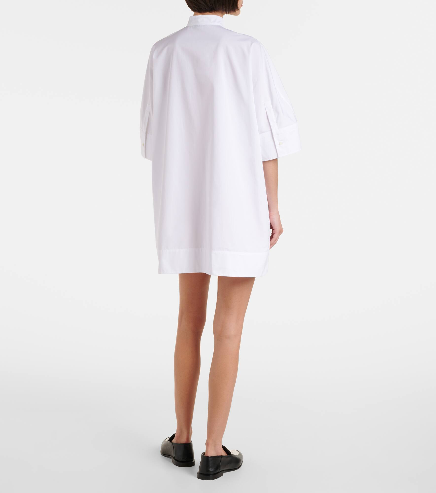Cotton poplin shirt dress - 3
