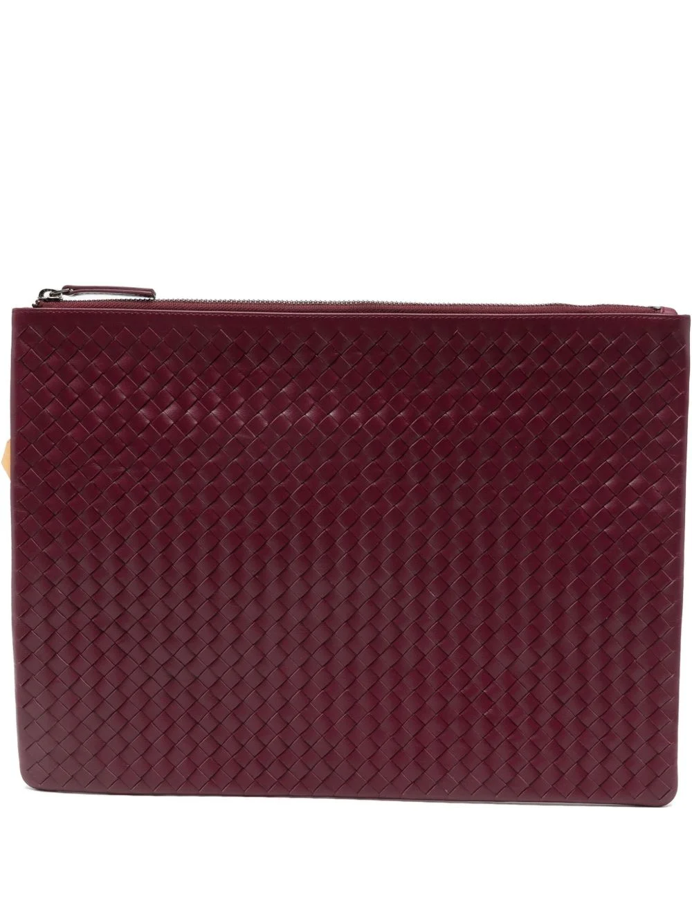 woven clutch bag - 1