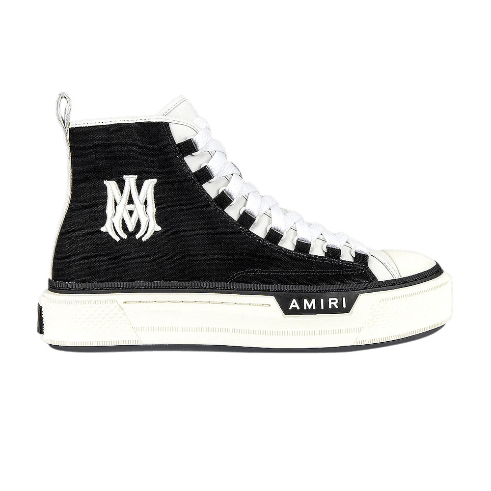Amiri M.A. Logo Court High 'Black White' - 1
