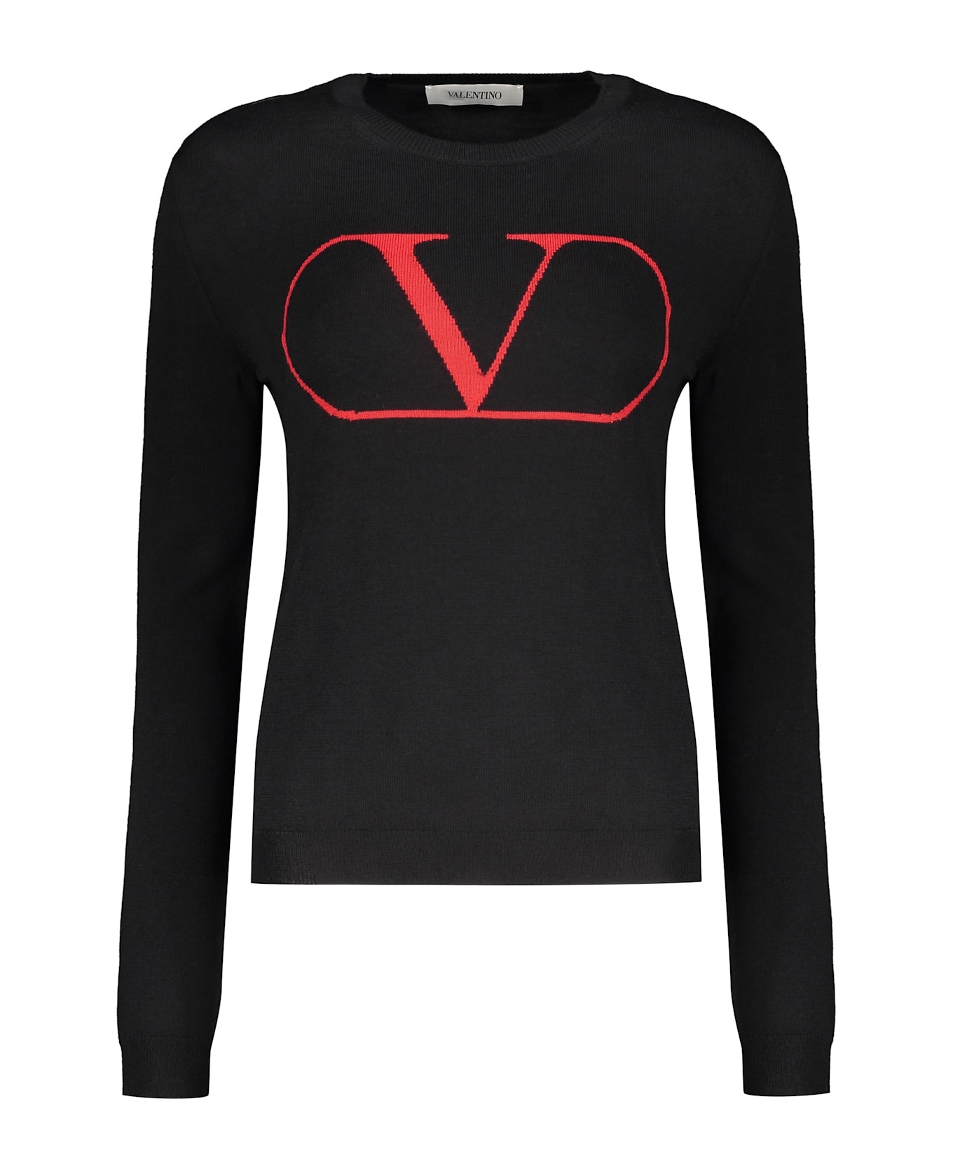 Long Sleeve Crew-neck Sweater - 1