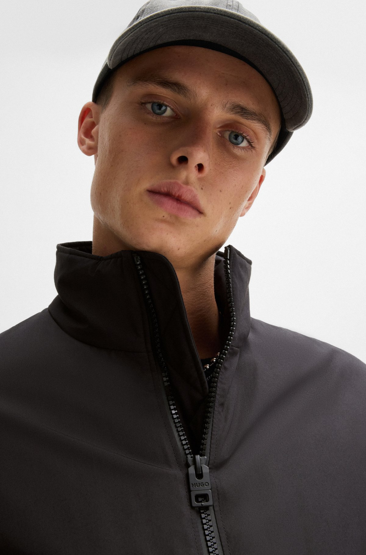 WATER-REPELLENT JACKET IN MATTE FABRIC - 5
